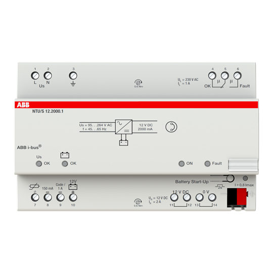 ABB - , 12V 2000ma, - 2CDG110070R0011-E⚡shock