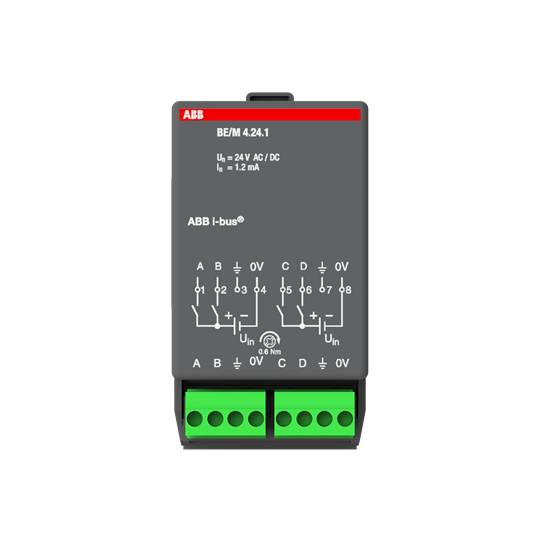 ABB - Binaire ingangsmodule, 4-voudi - 2CDG110006R0011-E⚡shock