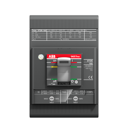 ABB - Xt2L 160 Ma 100 Im=600...1400 3P F F - 1SDA067789R1-E⚡shock