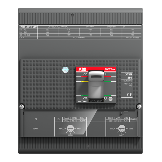 ABB - Xt4H 160 Tma 100-1000 4P F F - 1SDA068354R1-E⚡shock