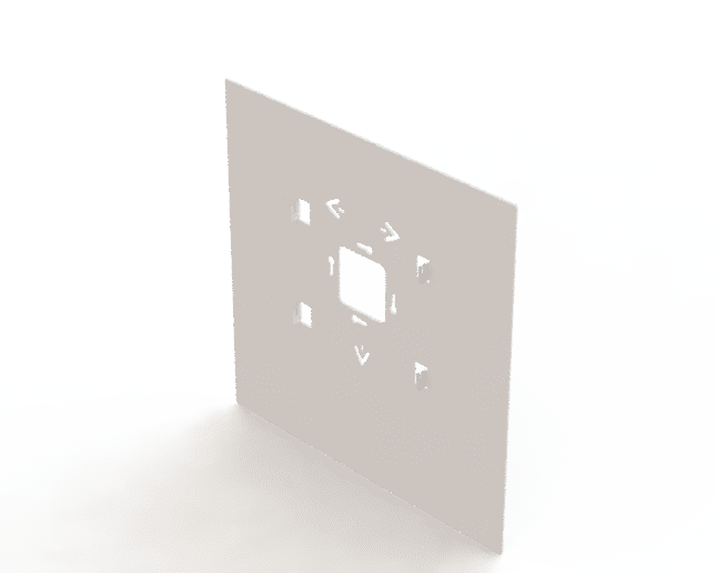 Bticino - AV - Brede montageplaat voor Classe 300 - 344612REN-E⚡shock