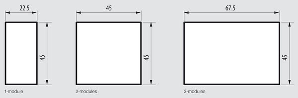 BTICINO - AXOLUTE - STOPCONT., 2P+A 10/16A 2 MODULES/LICHT - HC4142B-E⚡shock