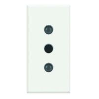 BTICINO - AXOLUTE - STOPCONT., 2P+A ITALIE 10A 250V WIT 1MODULE - HD4113-E⚡shock