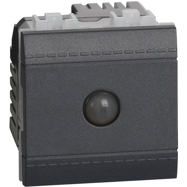 Bticino - LL energy saving switch 2-draads - 2 mod. - antraciet - L4003ES-E⚡shock