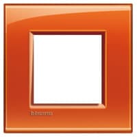 Bticino - LL-Rechthoek. afdekpl. 2 mod oranje - LNA4802OD-E⚡shock