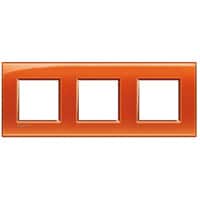 Bticino - LL-Rechthoek. afdekpl. 3x2 mod 71mm oranje - LNA4802M3OD-E⚡shock