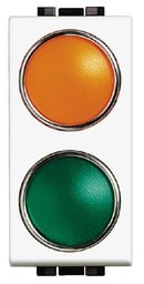 Bticino - VERKLIKKER VERLICHT LIGHT ORANJE + GROEN - N4372AV-E⚡shock