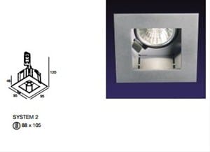 DELTA LIGHT - CARREE Ra50 Hi S2 A - 2022013A-E⚡shock