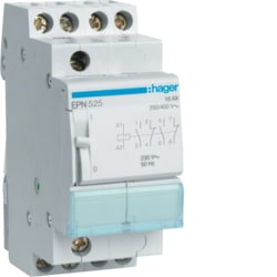 Hager - Afstandschakelaar 16A 230V 2NO+2NG - EPN525-E⚡shock