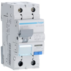 Hager - Differentieelautomaat 4,5kA 1P+N 32A 30mA type A - ADA832E-E⚡shock