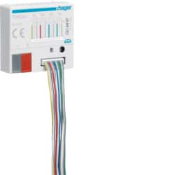 Hager - Inbouwmodule 4 ingangen + 4 uitgangen led - TXB344-E⚡shock