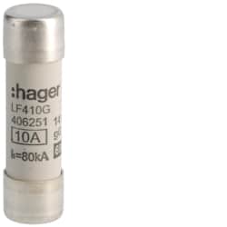 Hager - Industriële smeltpatroon 14x51 gG 10A - LF410G-E⚡shock