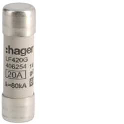 Hager - Industriële smeltpatroon 14x51 gG 20A - LF420G-E⚡shock