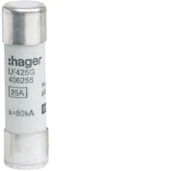 Hager - Industriële smeltpatroon 14x51 gG 25A - LF425G-E⚡shock