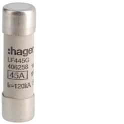 Hager - Industriële smeltpatroon 14x51 gG 45A - LF445G-E⚡shock