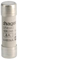 Hager - Industriële smeltpatroon 14x51 gG 4A - LF404G-E⚡shock