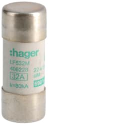 Hager - Industriële smeltpatroon 22x58 aM 32A - LF532M-E⚡shock