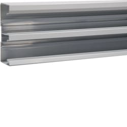 Hager - Installatiekanaal alu bodem 50*130mm 2 comp. gean. alu - GBA501311ALU-E⚡shock