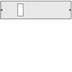 Hager - Kit hoofdapp. 125/160A vert dir. bed met/zonder differentieelblok h300 l600 - UC013H-E⚡shock