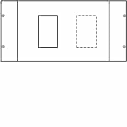 Hager - Kit kl. II voor hoofdapparaten gemotoriseerde bed. zonder diff. x250 l500 h300 vert. - UC321HM-E⚡shock