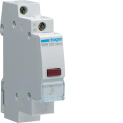 Hager - Verklikkerlamp rood - 1 Module - SVN122-E⚡shock