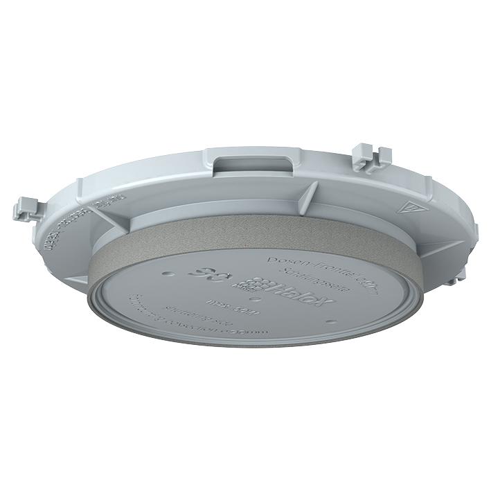 Helia - Inbouwbehuizing, HaloX® 100 frontdeel voor zichtbeton plafonddoorvoer Ø 90 mm - 1281-65-E⚡shock