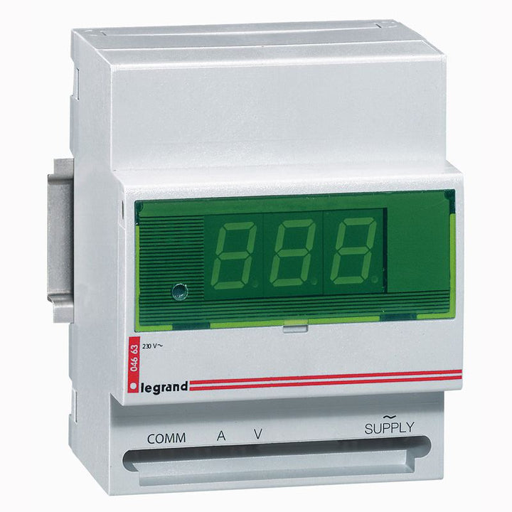 legrand - Ampèremeter/voltmeter Digitaal - 4 modules - 4663-E⚡shock