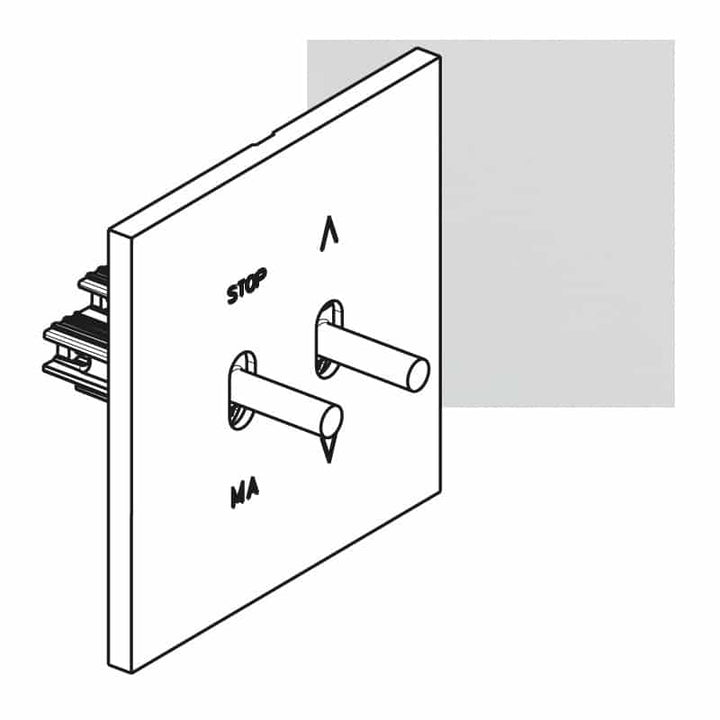 Legrand - ART rolluikbediening épure Satijn wit - AR67920-E⚡shock