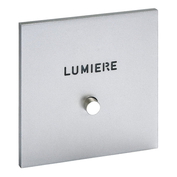 Legrand - ART verl. drukknop "Lumière" épure Satijn staal - AR67592-E⚡shock