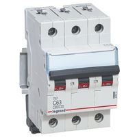 legrand - Aut. TX³ 6000A/6kA 3P C63 400V - 3 modules - 403551-E⚡shock