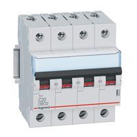 legrand - Aut. TX³ 6000A/6kA 4P B06 400V - 4 modules - 403413-E⚡shock