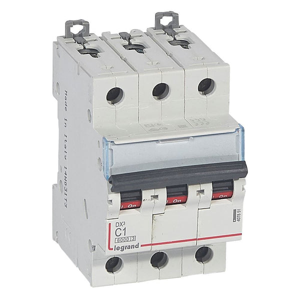 legrand - Autom. DX³ 6000A/10kA 3P C01 400V 3 modules - 407851-E⚡shock