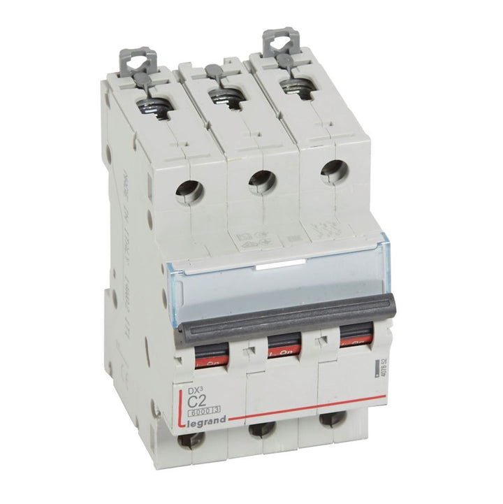 legrand - Autom. DX³ 6000A/10kA 3P C02 400V 3 modules - 407852-E⚡shock