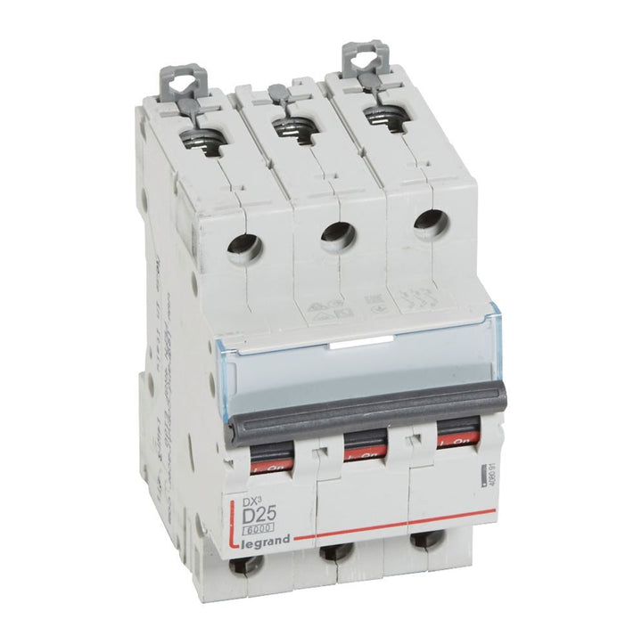 legrand - Autom. DX³ 6000A/10kA 3P D25 400V 3 modules - 408091-E⚡shock