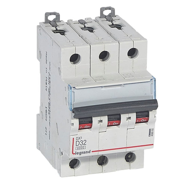 legrand - Autom. DX³ 6000A/10kA 3P D32 400V 3 modules - 408092-E⚡shock