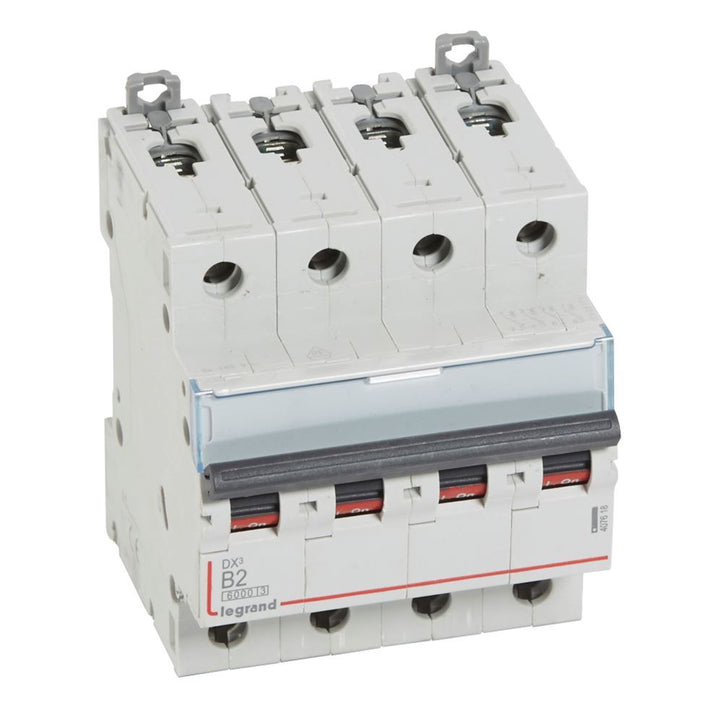 legrand - Autom. DX³ 6000A/10kA 4P B02 400V - 4 modules - 407618-E⚡shock