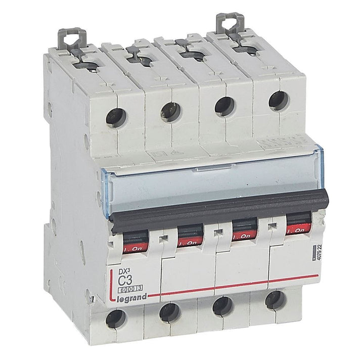 legrand - Autom. DX³ 6000A/10kA 4P C03 400V 4 modules - 407922-E⚡shock