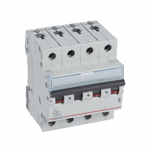 Legrand - Automaat TX³ 3000A 4P C20 400V - 4 modules - 403137-E⚡shock