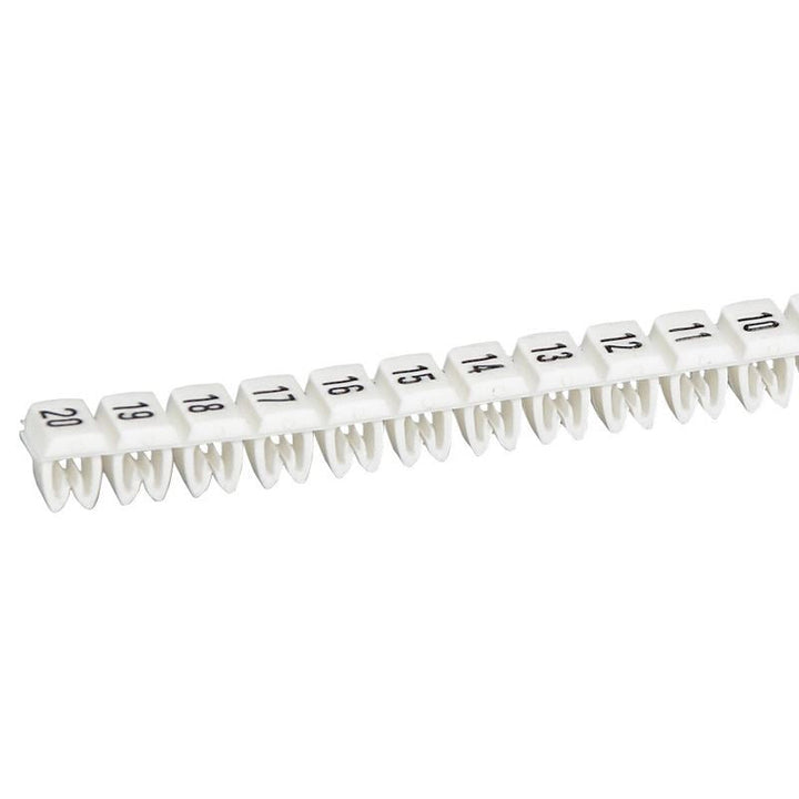 legrand - Cab 3 merkteken - blanco voor draad 0,5 tot 1,5 mm² - 38155-E⚡shock