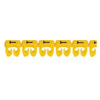legrand - CAB 3 merkteken - letter N zwart/gele achtergr-1,5/2,5mm² - 38343-E⚡shock