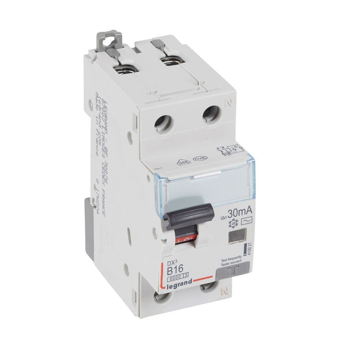 legrand - Diff. aut. FN 30mA B16 AC 6000A/10kA - 1 module - 410921-E⚡shock