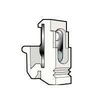 legrand - Fixocab schroef diam. 6 mm op rail EN 60715 - grijs - 36465-E⚡shock