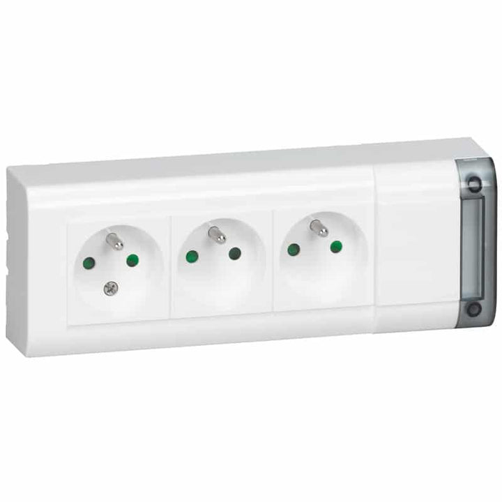 Legrand - Meervoudige contactdoos 4X2P+A zonder snoer - 050610-E⚡shock