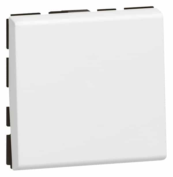 Legrand - Mosaic drukknop Antibact. 6A 250V 2 mod. Wit - 078715-E⚡shock