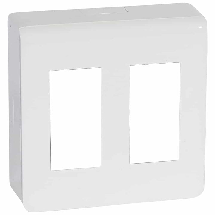 Legrand - Mosaic opbouwkit 2x4 mod met doos+tsschot+afdekplaat - 078886L-E⚡shock