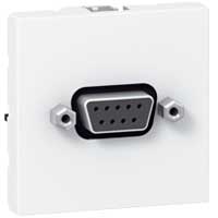Legrand - Mosaic SUB D 9 te schroeven type rs 232 / 2 mod. Wit - 078765-E⚡shock