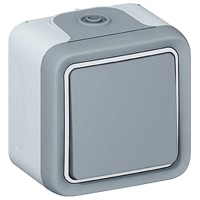 Legrand - Plexo drukknop DIY grijs volledig apparaat - 069906-E⚡shock