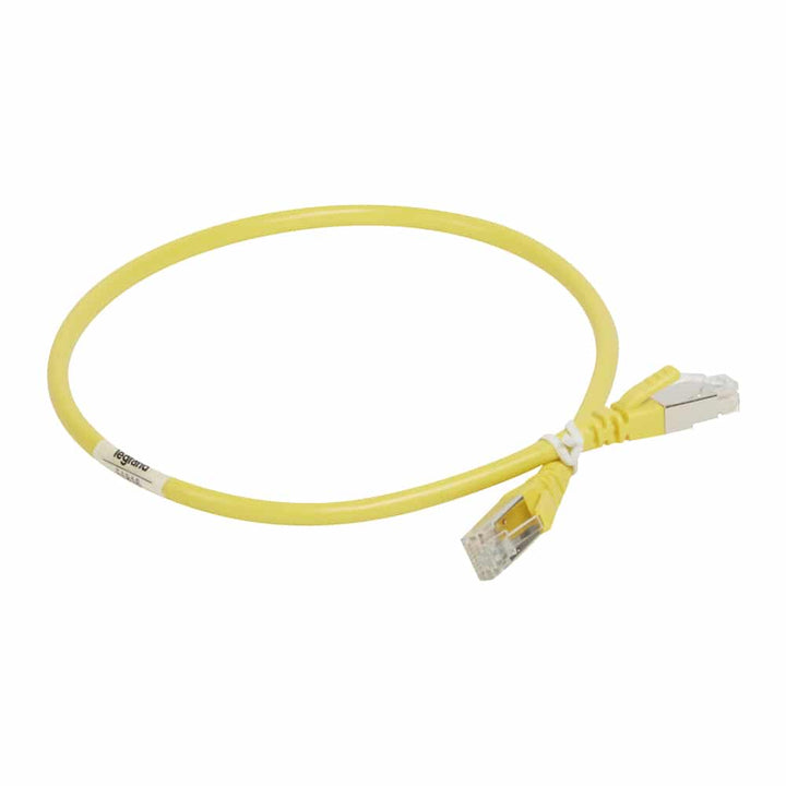 Legrand - Snoer RJ 45 - 10 Gbit - STP 0.5 m - geel - voor LCS - 051816-E⚡shock