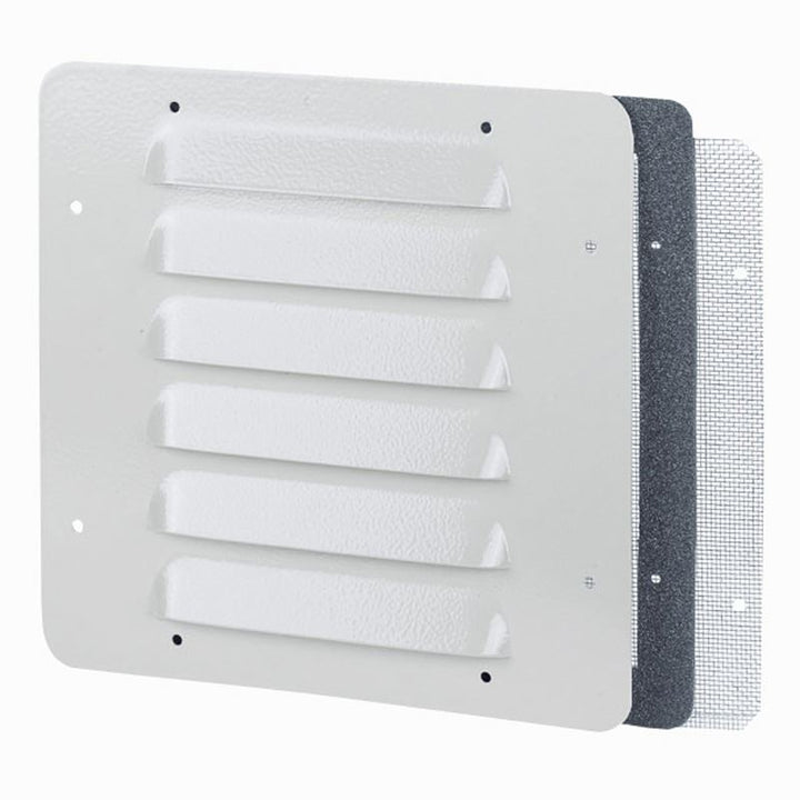 legrand - Ventilatierooster in metaal afm. 248 x 248 mm - RAL 7035 - 34805-E⚡shock