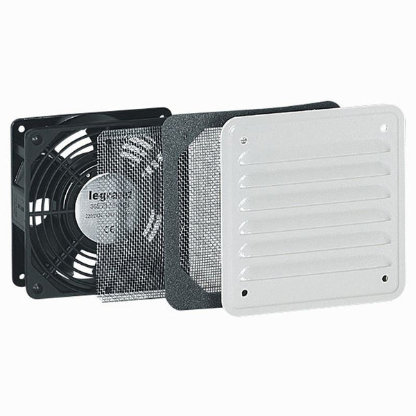 legrand - Ventilator 30 m³/u - RAL 7035 IP 32 - IK 10 - verdeelkasten - 34817-E⚡shock